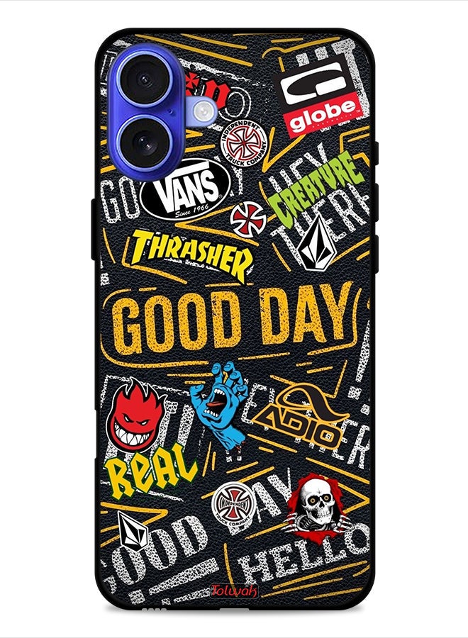 Tolwak Apple iPhone 16 Protective Case Cover Good Day - Image 1