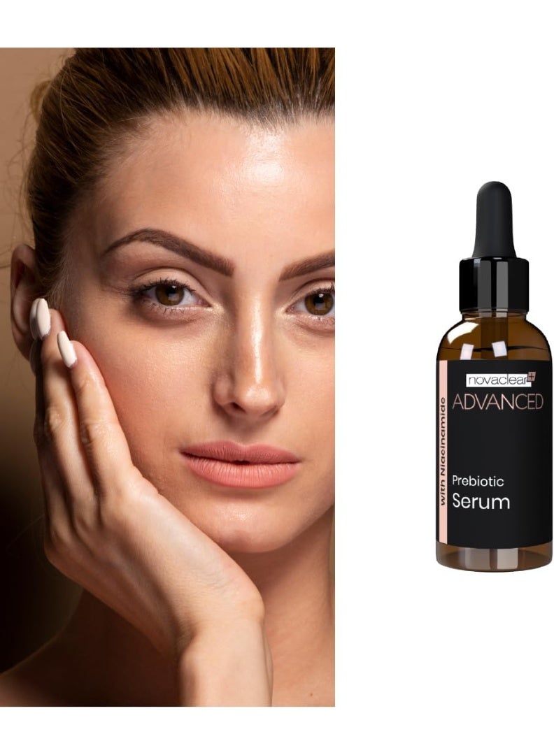 Novaclear Advanced Prebiotic Serum 30ml – 10% Niacinamide for Pore Minimizing, Sebum Control & Matte Finish - Image 4