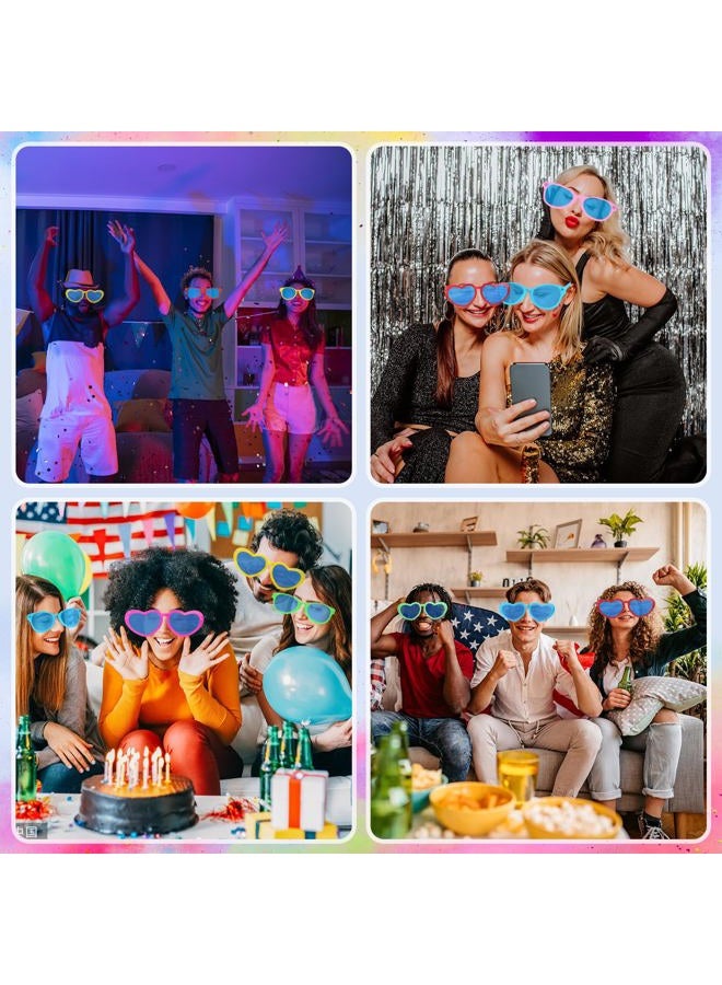 Kabcifea 12 Pieces Jumbo Funny Sunglasses,Giant Sunglasses Novelty Clown Props Party Sunglasses Big Sunglasses Funny Oversized Eyewear for Festival Costume Cosplay Party Supplies Accessories - Image 5