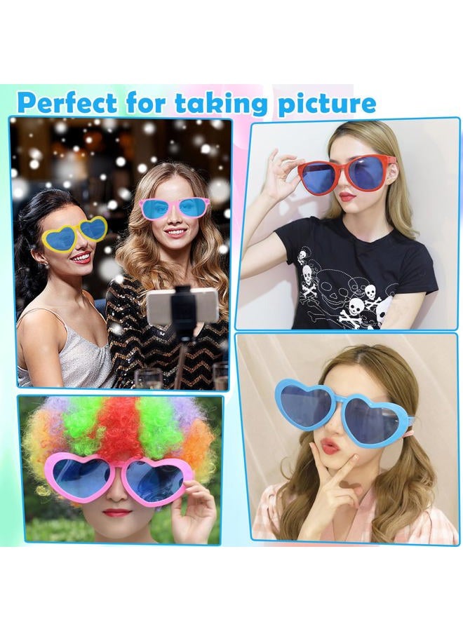 Kabcifea 12 Pieces Jumbo Funny Sunglasses,Giant Sunglasses Novelty Clown Props Party Sunglasses Big Sunglasses Funny Oversized Eyewear for Festival Costume Cosplay Party Supplies Accessories - Image 4