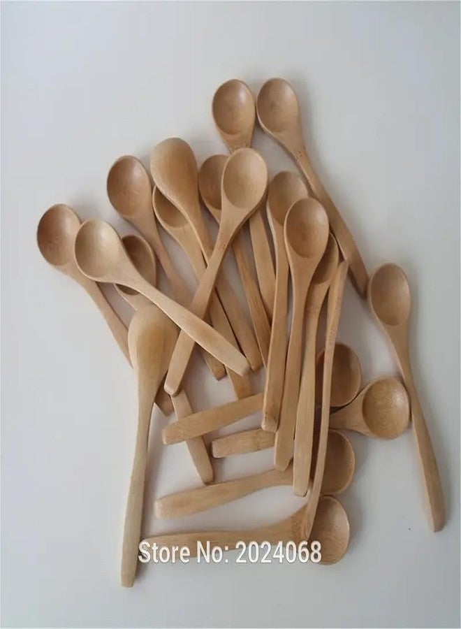 BISONBERG Wooden Masala Spoon For Multipurpose Us - Small Containers, Handmade Wooden Spoon For Tea, Coffee, Sugar, Spices, Set of 6 Pcs ,13 Cm - Image 5