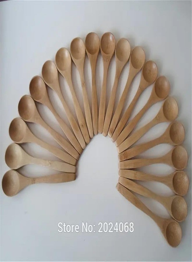 BISONBERG Wooden Masala Spoon For Multipurpose Us - Small Containers, Handmade Wooden Spoon For Tea, Coffee, Sugar, Spices, Set of 6 Pcs ,13 Cm - Image 4