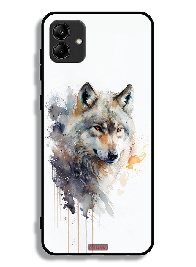 Tolwak Samsung Galaxy A04 Protective Case Cover Wolf Abstract Art - Image 1