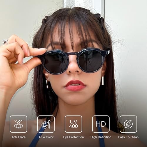 ZENOTTIC Vintage Round Polarized Sunglasses for Men Women UV400 Protection Retro Sun Glasses - Image 4
