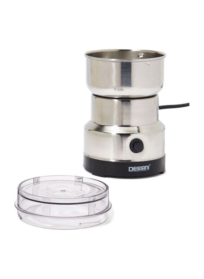 DESSINI Coffee Grinder 200 W t-001 Silver/Black - Image 2