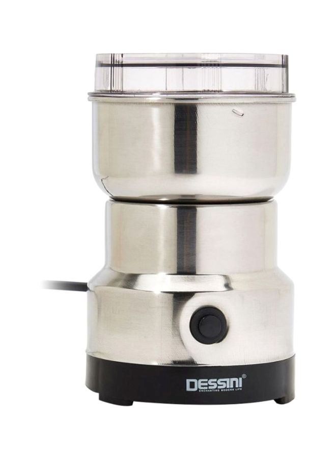 DESSINI Coffee Grinder 200 W t-001 Silver/Black - Image 1
