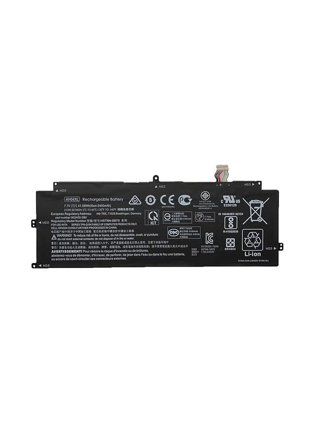 Terabyte (7.7V 41.58Wh) AH04XL HSTNN-DB7S 902500-855 902402-2C2 AHO4XL 902402-2B2 Battery Compatible for HP Spectre X2 12-C000 2017 12-C000NF TPN-Q184 Series - Image 1