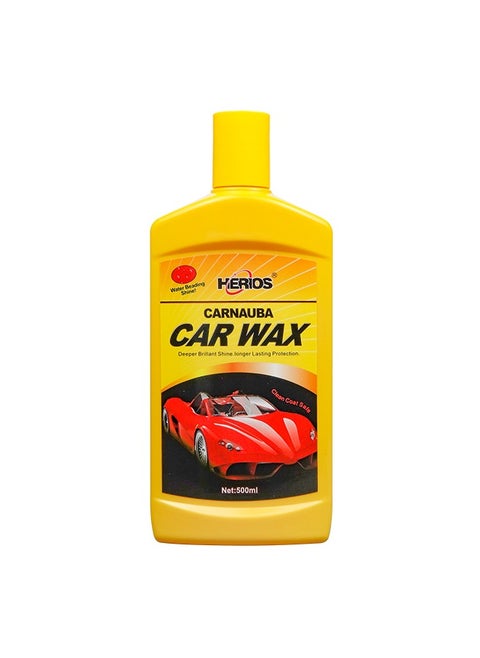 Herios Carnauba Car Wax, Liquid Formulation, 500ml