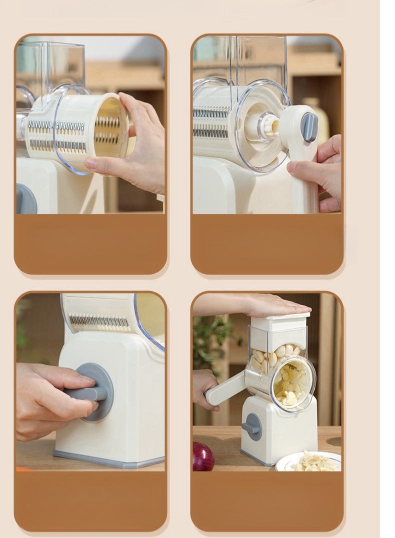 Electric Handheld Food Processor Household Multifunctional Drum Vegetable Cutting Tool  - Image 5