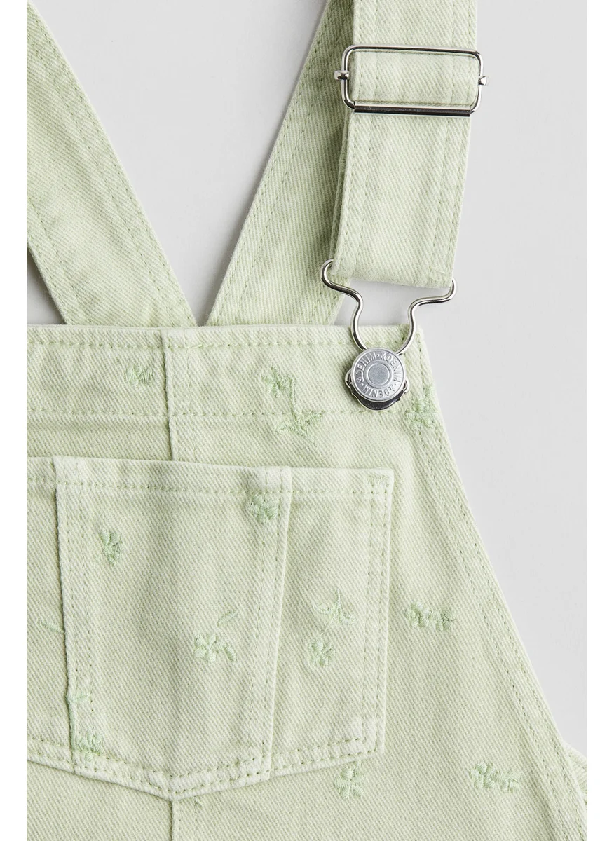 اتش اند ام Denim Dungaree Shorts