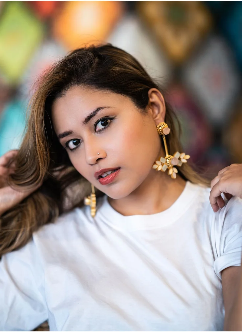 DORI Fiora Embellished Drop Earrings