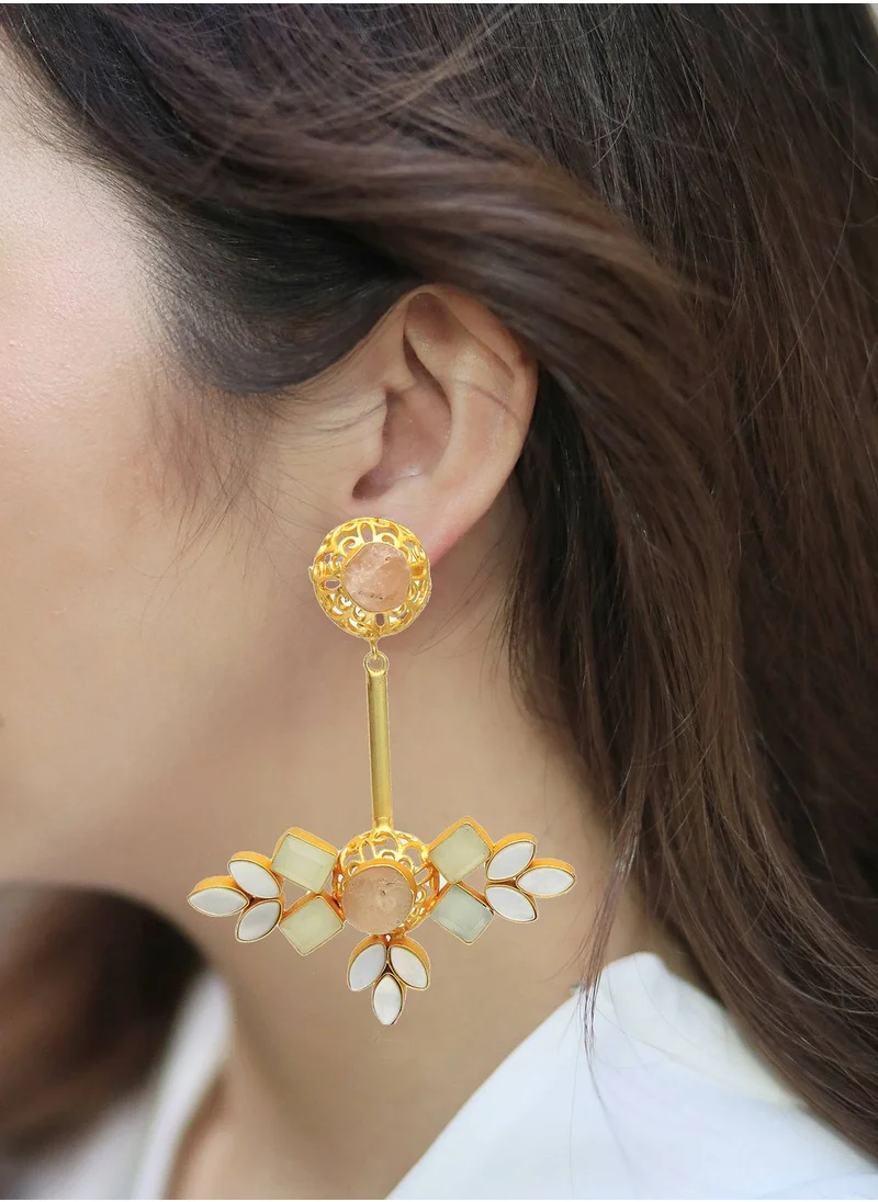 DORI Fiora Embellished Drop Earrings