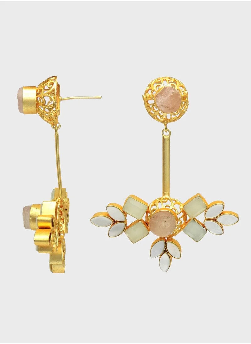 DORI Fiora Embellished Drop Earrings