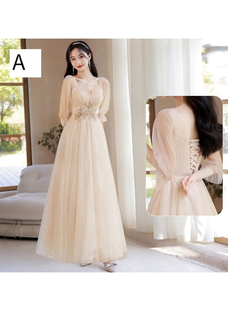 KUYING New Fashionable and Elegant Bridesmaid Dress - Image 1