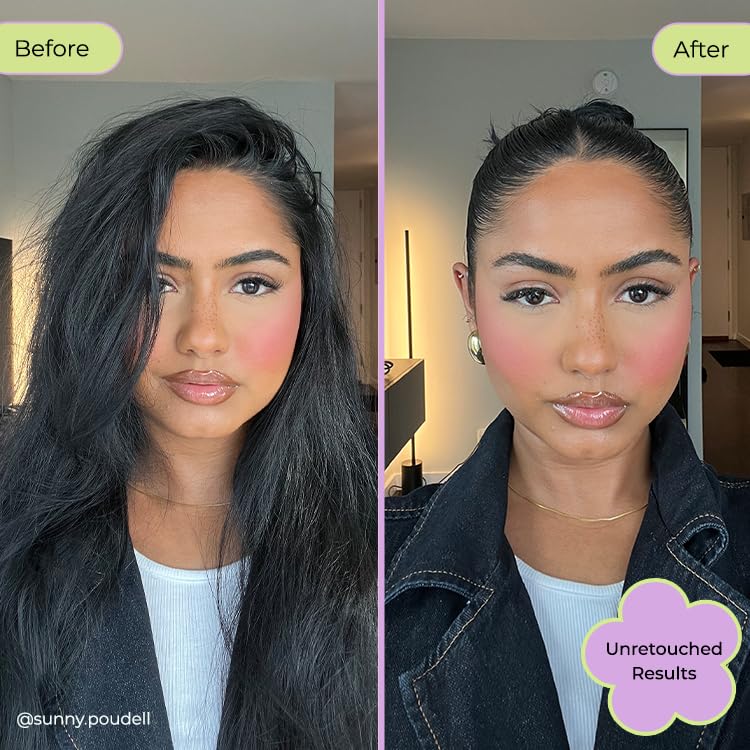 INH Hair Pomade for Flyaways | Water Based & Strong Hold Fly Away Hair Tamer | Sweat Proof No Fly Zone Pomade & Texturizer for Styling | Glossy Finish for a Sleek Look | 2oz - Image 2