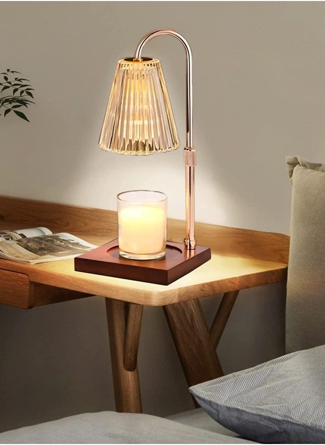 Candle Warmer Lamp with Timer Dimmer, Night Lamp with 3*50W Bulbs, Light Control Suitable for Aromatherapy Candles, Jar Candles, Candle Lights