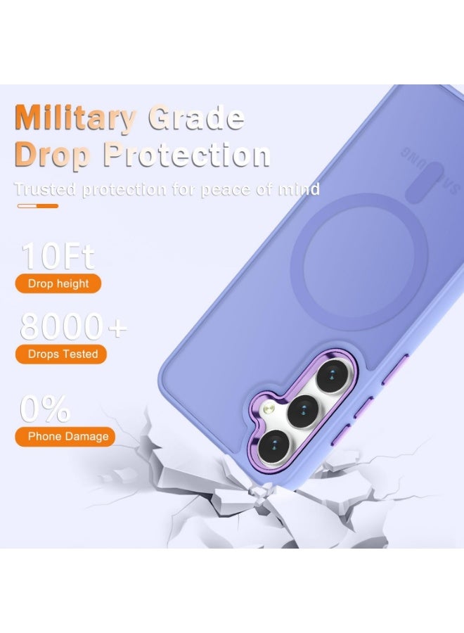 JSJM S22 Plus JSJM Back CASE with Magsafe Charging FOR SAMSUNG GALAXY S22 Plus ( Design 137 ) [Purple Color] - Image 3