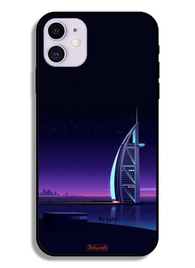 Tolwak - Apple iPhone 11 Protective Case Burj Arab Digital Art - Image 1