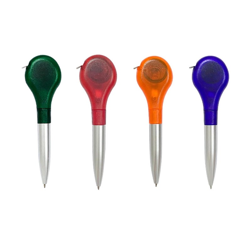 4Pcs Tape Measure Pen Multifunctional Ballpoint Retractable Tape Measure Ruler Writing Stationery School Multi Functional - Image 3