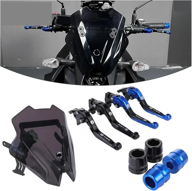 Motorcycle Crash Frame Sliders Wheel Stand License Plate Bracket Handguards For Suzuki GSX 8S 2023 2024 Black M8 Screw - Image 5