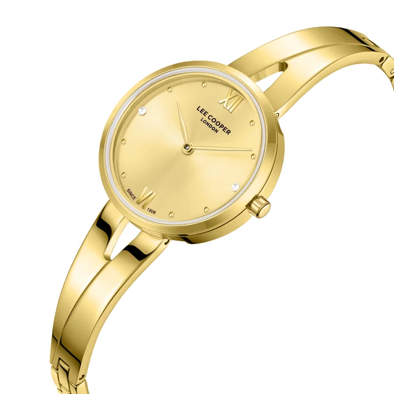 لي كوبر Women's Metal Analog Watch LC08308.110 - 43 mm
