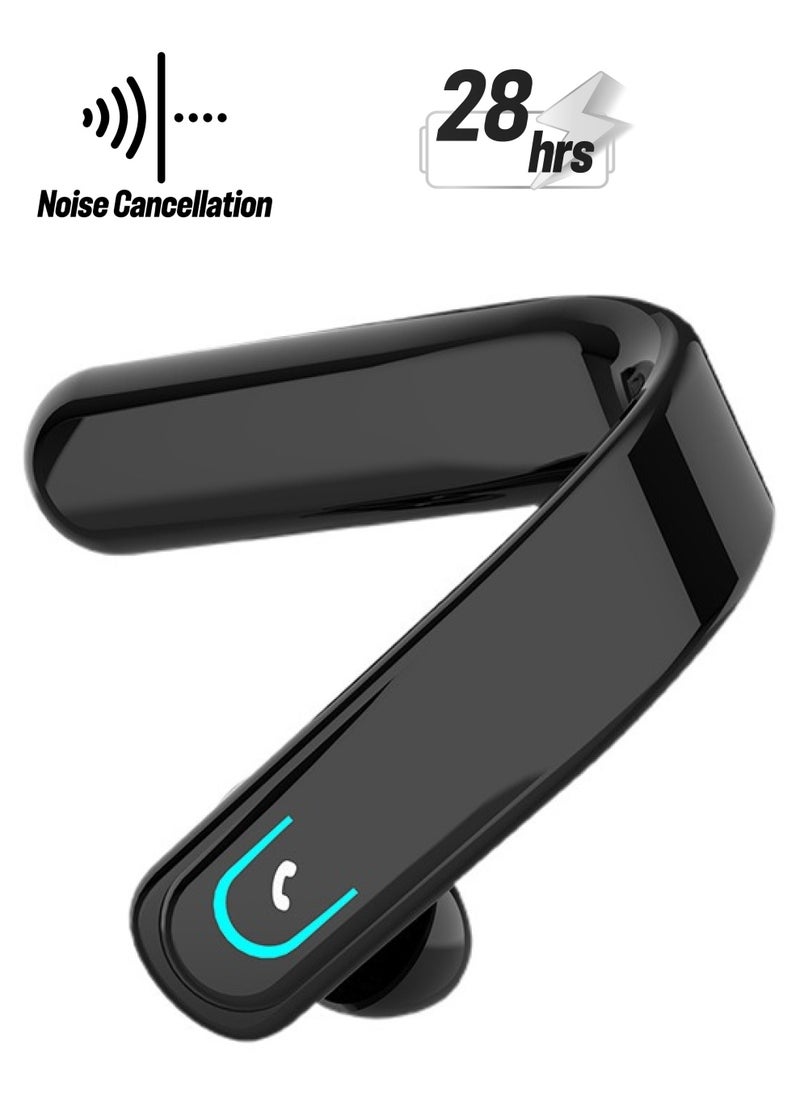 Lommyka TWS Wireless Bluetooth Headphones Business Bluetooth Headset Black  - Image 1