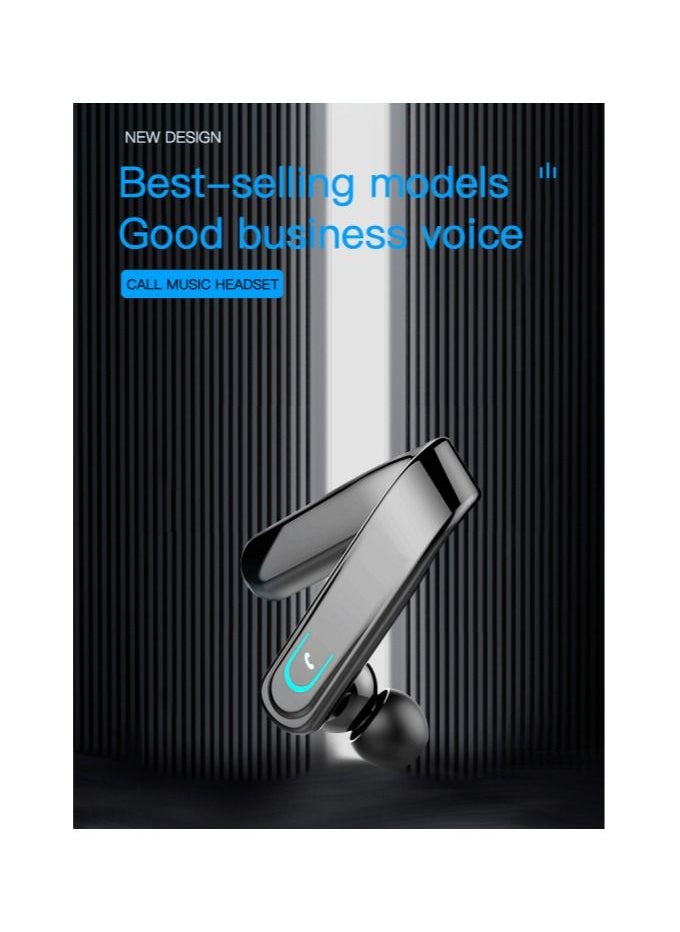 Lommyka TWS Wireless Bluetooth Headphones Business Bluetooth Headset Black  - Image 3