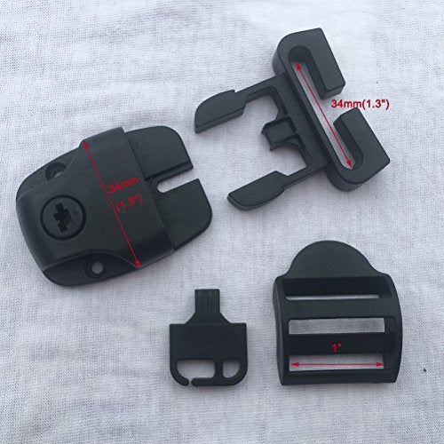 Huouo 4 Set Spa Hot Tub Cover Broken Latch Repair Kit have Slot - Replace Latches Clip Lock with Keys and Hardwares - Image 4