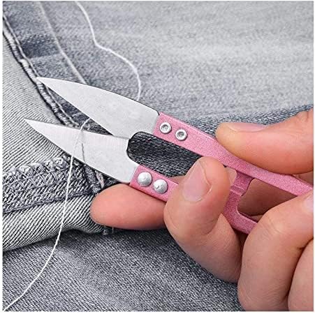 Gemsy Thread Cutter,Cloth Cutting,Tailoring-Kitchen&Craft Tools-Ideal For Paper,Thread,& Art Projects-Designer Scissors For Art&Crafting-Cutting Tools For Sewing Diy,10 x 18 Centimeters, Multi colour - Image 2