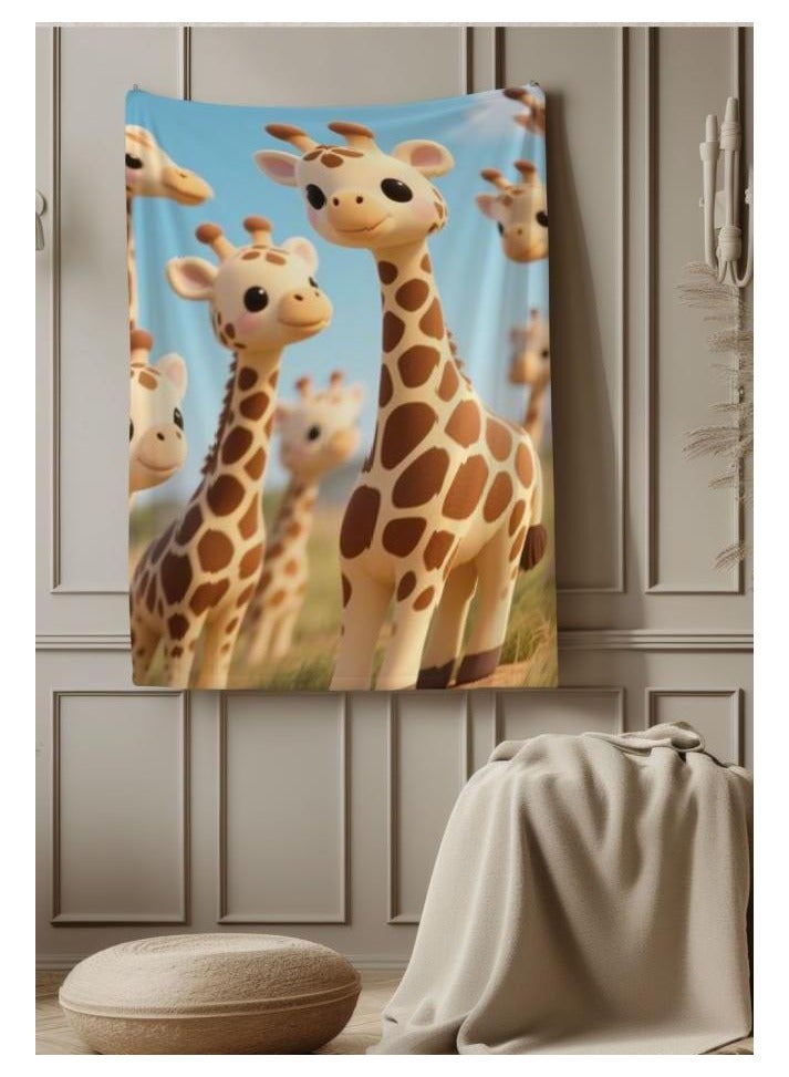 عام بطانية رقيقة من الفانيلا (دافئة ومريحة، ومناسبة للنوم واستخدام الألعاب وإزالة الغبار ومقاومة للرمل) 150 سم * 200 سم - 124 - Image 4