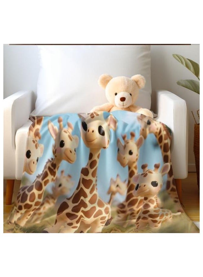 عام بطانية رقيقة من الفانيلا (دافئة ومريحة، ومناسبة للنوم واستخدام الألعاب وإزالة الغبار ومقاومة للرمل) 150 سم * 200 سم - 124 - Image 5