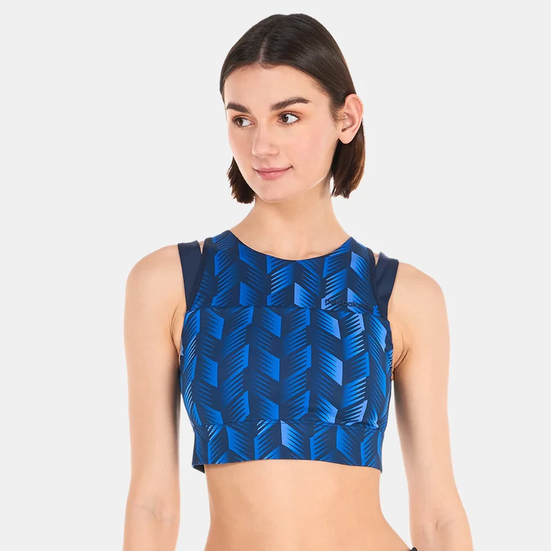 New Balance Women's Shape Shield Printed Crop Sports Bra