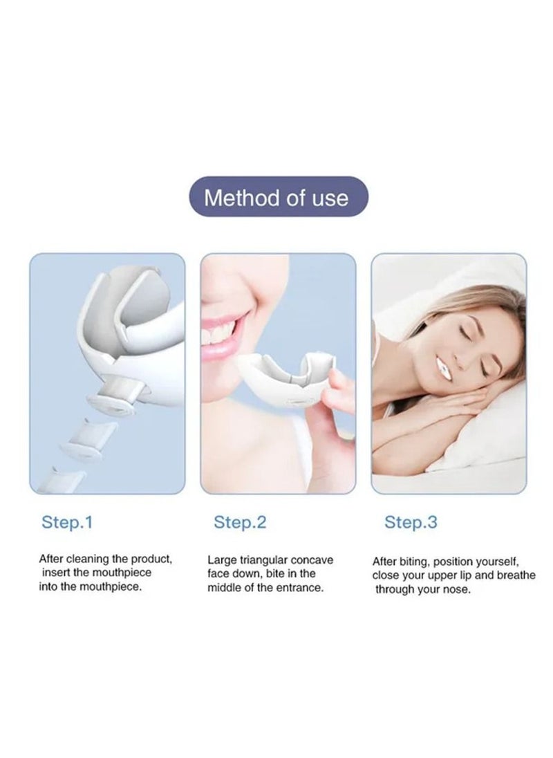Generic - 2pcs Anti-snoring Braces Apnea Guard Bruxism Tray Sleeping Aid Mouthguard Sleep Snoring Anti Snore Device Health Care - Image 1