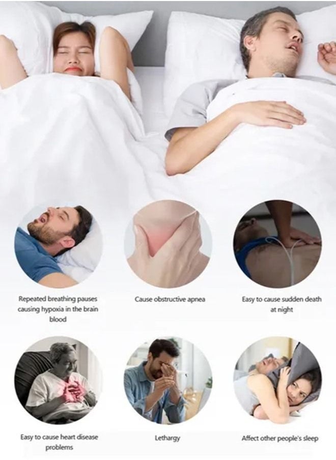 Generic - 2pcs Anti-snoring Braces Apnea Guard Bruxism Tray Sleeping Aid Mouthguard Sleep Snoring Anti Snore Device Health Care - Image 1