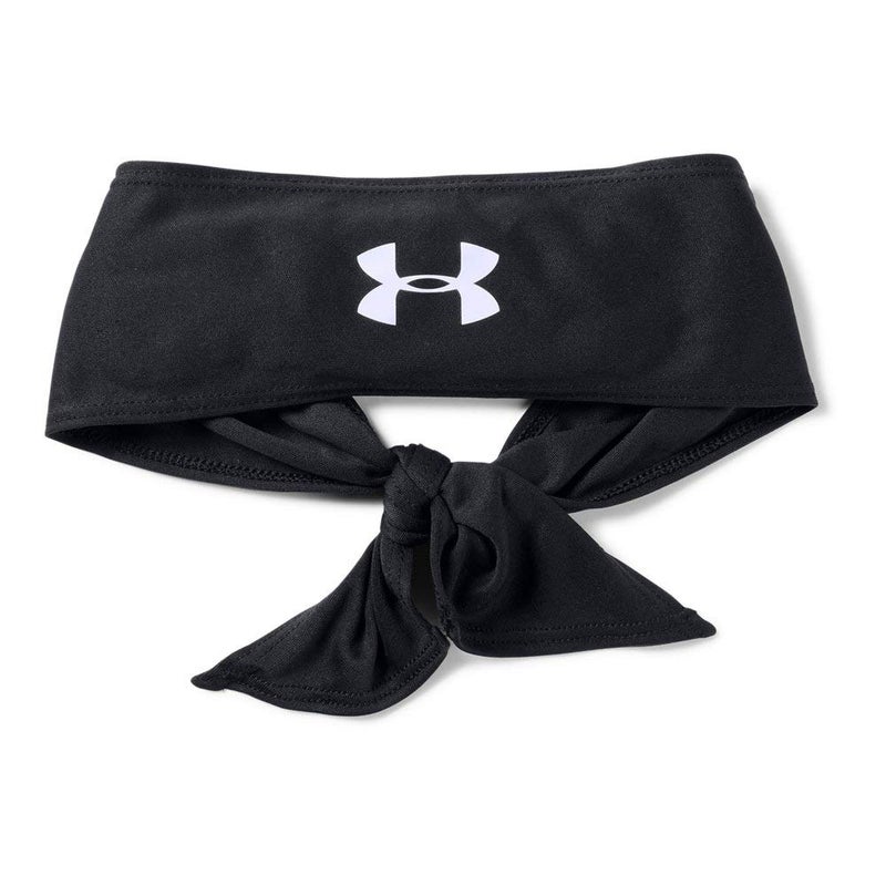 Under Armour Adult UA Armour Tie Headband OSFA Black