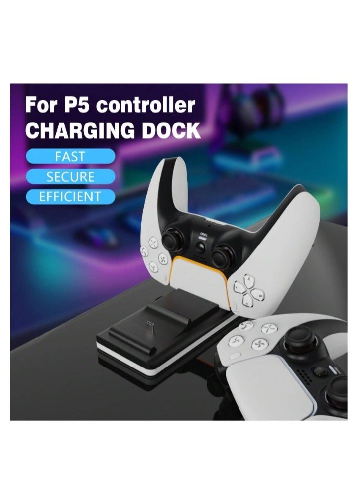Dual Fast Wired Controller Charger for PS5 PlayStation 5  - Image 1