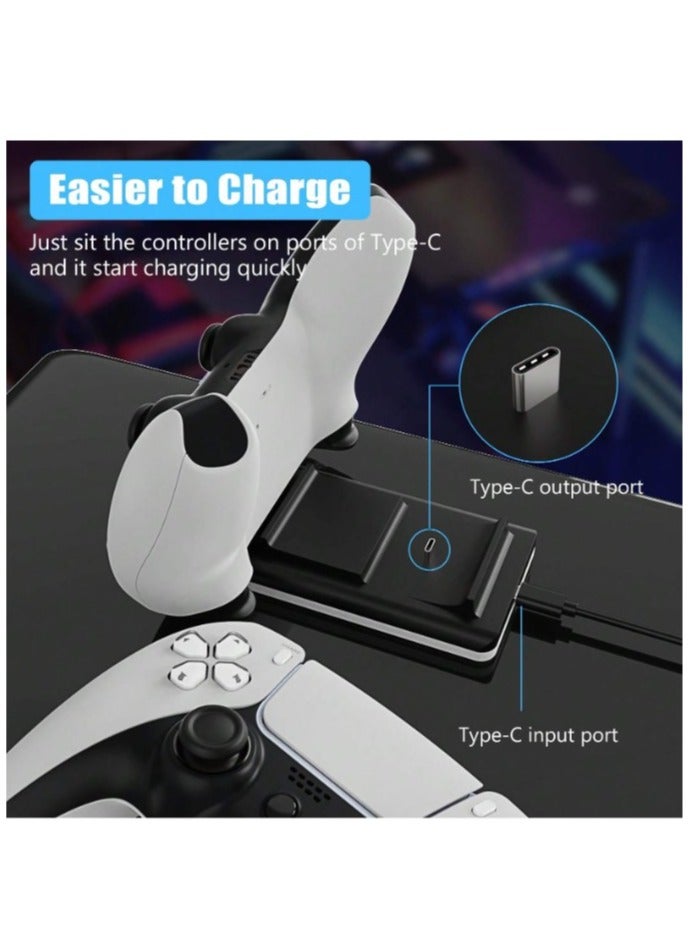 Dual Fast Wired Controller Charger for PS5 PlayStation 5  - Image 2