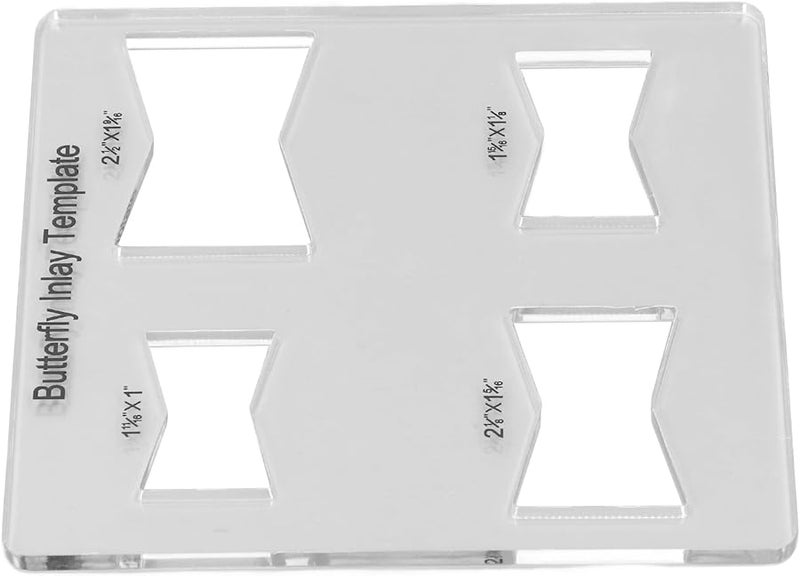Acrylic Bowtie Router Template For Woodworking Furniture Reinforcement And Decorative Repair - Image 3