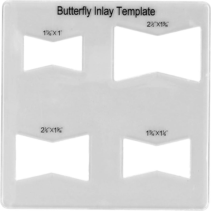 Acrylic Bowtie Router Template For Woodworking Furniture Reinforcement And Decorative Repair - Image 5