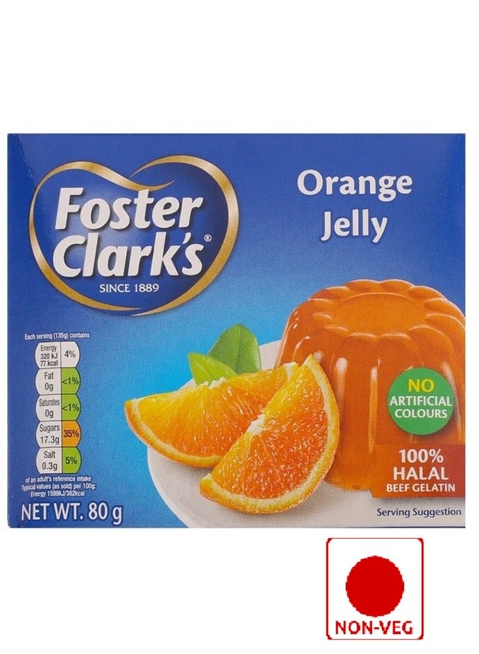 Foster Clark's Orange Jelly 80 G - Image 1