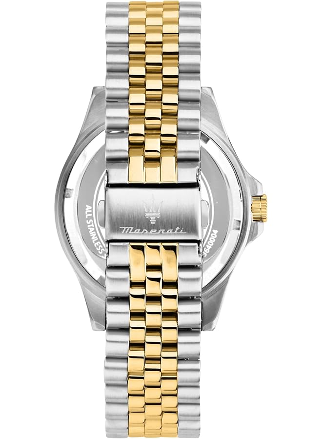 مازيراتي ساعة رجالية R8853140009، عرض التاريخ والوقت، تناظرية، مقاس 44 مم، مجموعة تحدي - Image 3