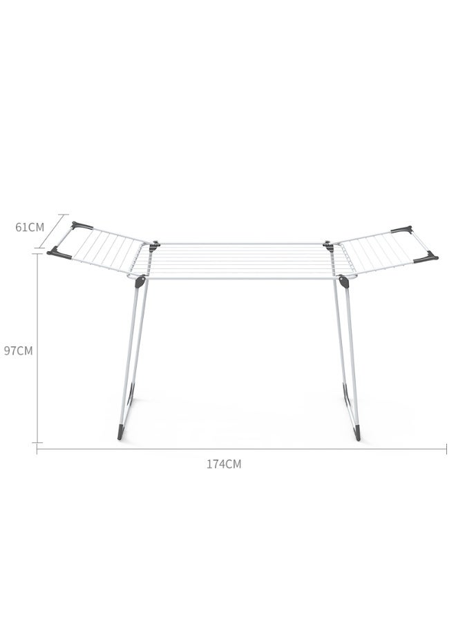 ليبيرتي حامل تجفيف ملابس قابل للطي من ليبرتي - حامل تجفيف ملابس فولاذي مجنح (الموديل 124401) - Image 4