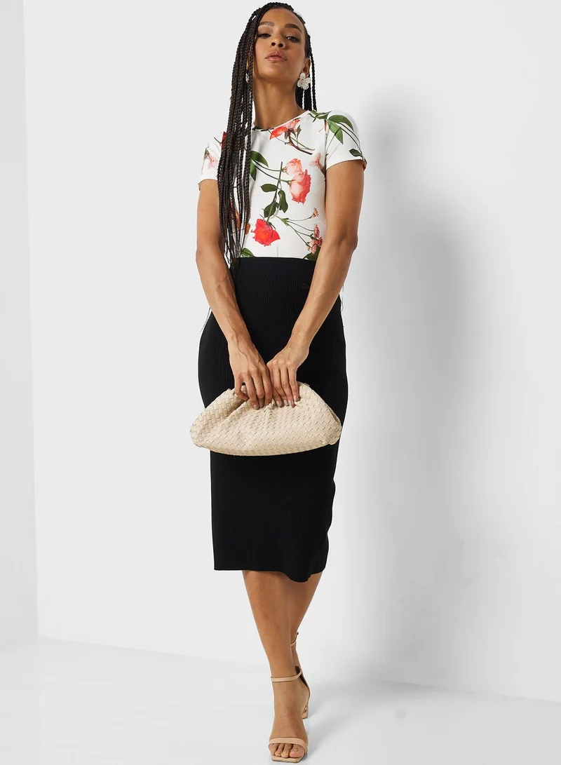 Ted Baker Floral Print T-Shirt