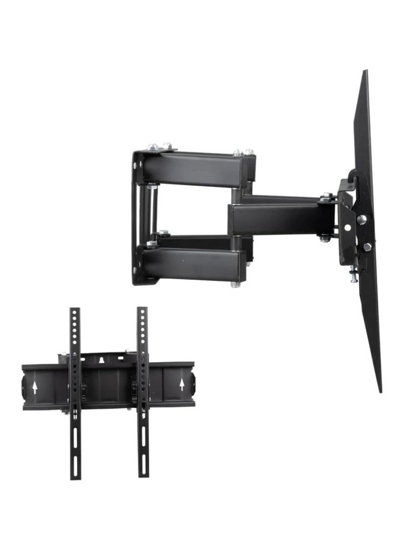 Vontech 39" to 65" LCD-VT 692 HC PRO movable screen holder adjustable 20° up & down wall-mounted tv stand expandable to fit 39" to 65" LCD & LED screens VESA 200x200/300x200/400x400 mm metal 120° swivel black. - Image 2