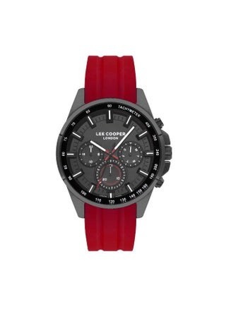 Lee Cooper LC07635.658 Men's Multi Function Display Watch & Silicone Strap Red - pzsku/Z6CE8CB589804A5499AFEZ/45/_/1725210103/932727bb-9478-4774-b866-697c898344e9