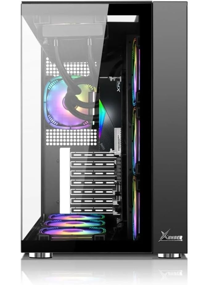 جهاز كمبيوتر للألعاب مُبرّد بأقصى قدر من السوائل: معالج AMD Ryzen 7 | بطاقة رسومات GTX 1080 TI بسعة 11 جيجابايت | ذاكرة وصول عشوائي 16 جيجابايت | قرص صلب SSD بسعة 1 تيرابايت بتقنية NVMe/SATA | نظام التشغيل Windows 11 | جاهز للاتصال بالإنترنت عبر Wi-Fi 6 - Image 3