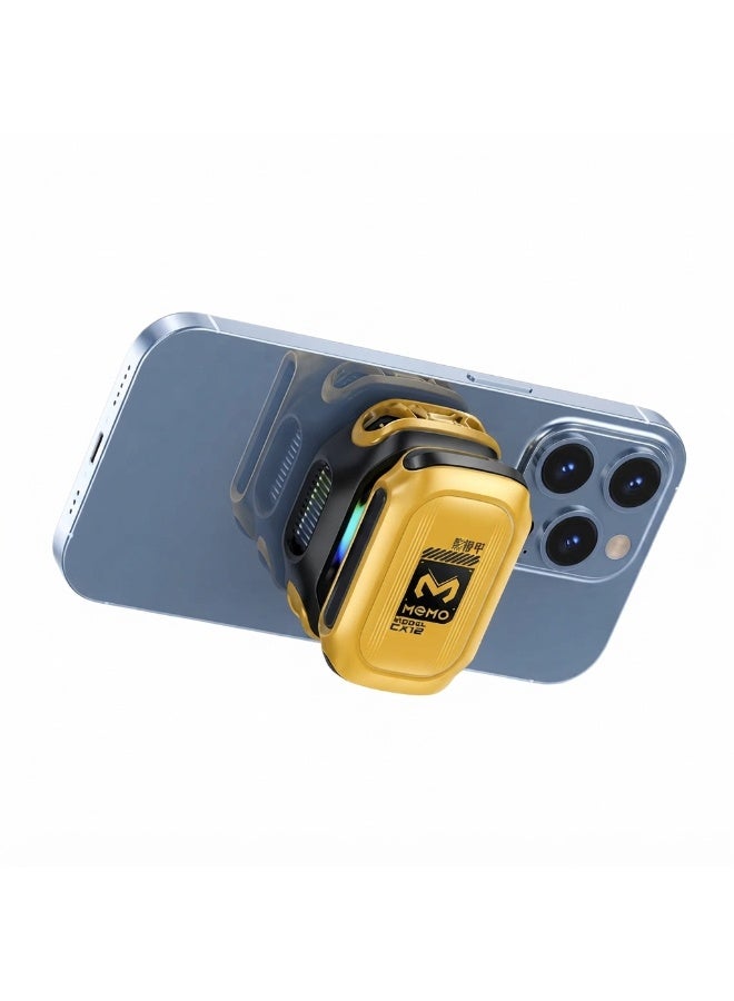 Memo CX12 Mobile Phone Cooler with Digital Display & Battery Pack RGB Semiconductor Cooling Fan - Image 2