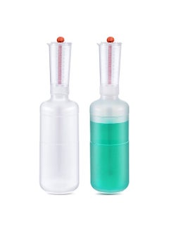 Y&D Dosing Container, 2 Pcs MEK Adjustable Volume Dispensing Bottle, 500ml Plastic Bottle with Measure for Home Classroom Lab  - Image 1