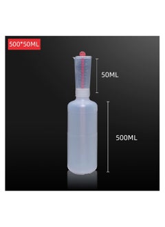 Y&D Dosing Container, 2 Pcs MEK Adjustable Volume Dispensing Bottle, 500ml Plastic Bottle with Measure for Home Classroom Lab  - Image 2