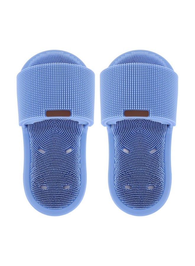 فرشاة تنظيف القدمين للاستحمام، مصنوعة من السيليكون، توفر تنظيفًا عميقًا ورغوة غنية، مانعة للانزلاق، مزودة بكوب شفط، مثالية للاستخدام في حمام القدمين أو كجهاز تدليك. - Image 1